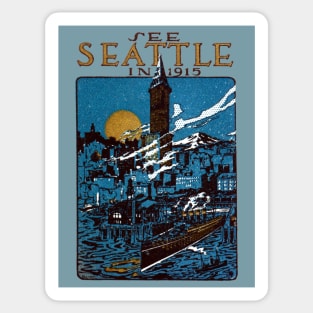 See Seattle in 1915 Sticker